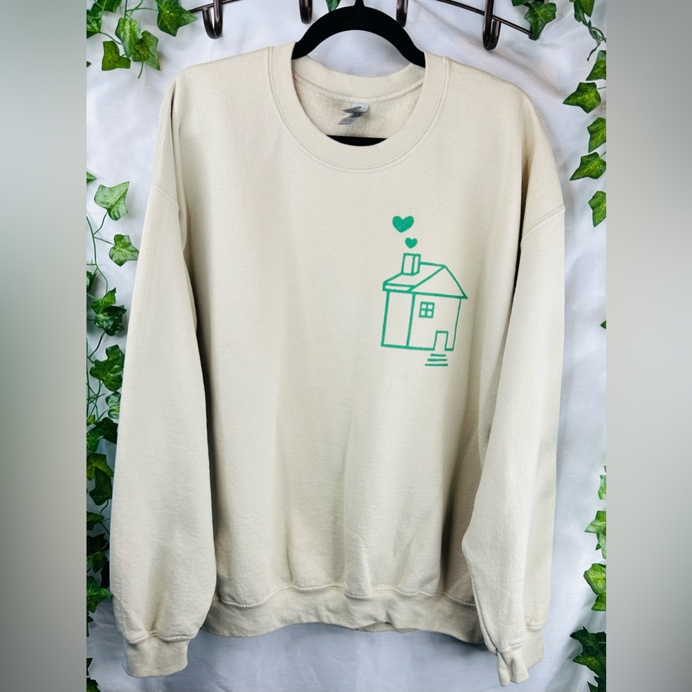 Harry Styles House Exclusive Tan Crewneck Sweatshirt Sz XL Love On Tour Concert